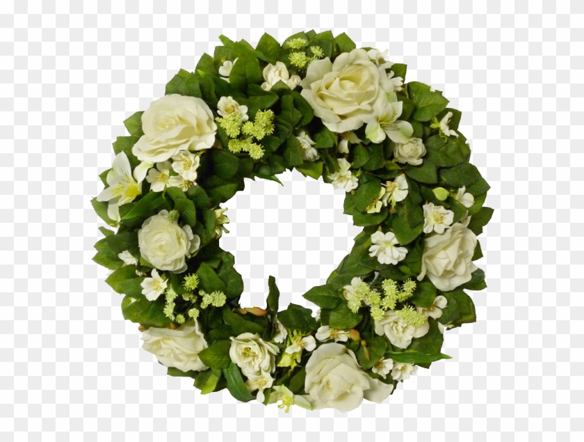 Shradhanjali Flowers Png - Artificial Flower Round Wreath Clipart