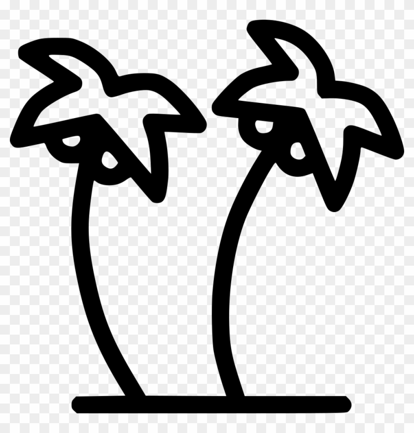 Coconut Trees Plantation Beach Comments Clipart