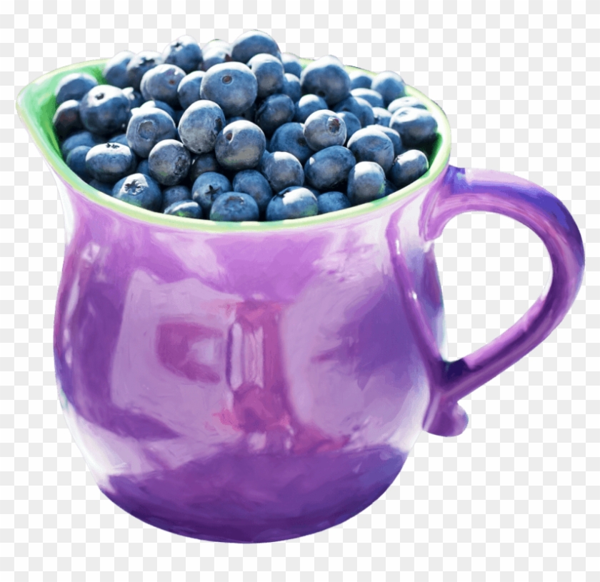 Free Png Blueberries In Jug Png - Blueberry Clipart #738783