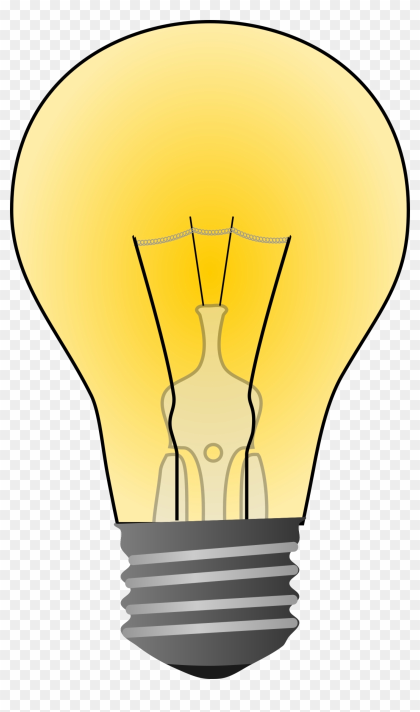 Free To Use & Public Domain Light Bulb Clip Art - Incandescent Light Bulb Clipart - Png Download