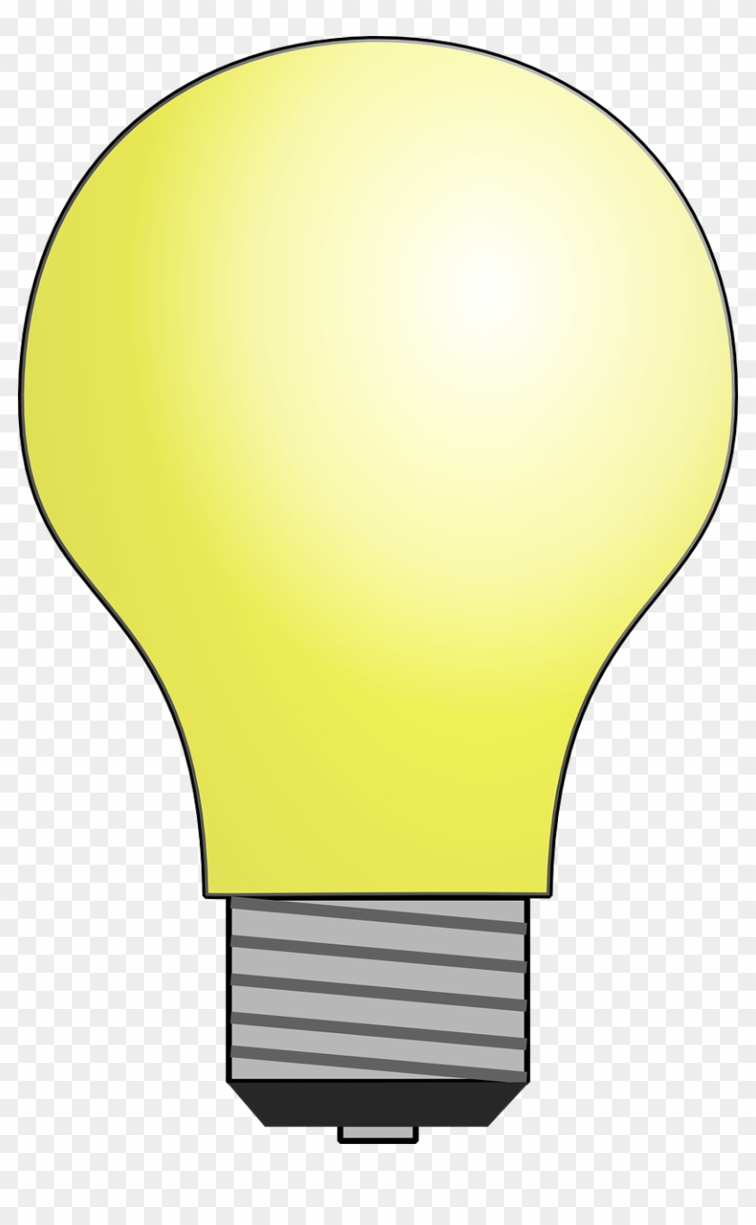 Light Bulb Light Electric - Light Bulb Moving Animation Clipart