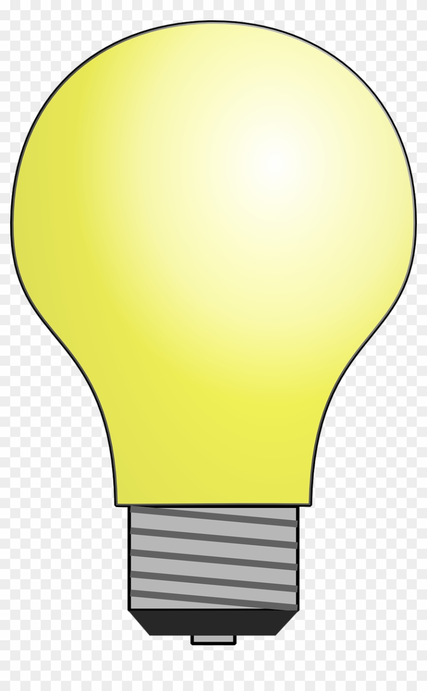 Light Bulb Light Electric - Light Bulb Moving Animation Clipart #739557
