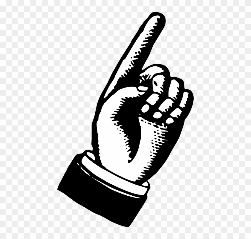 Mano Che Indica Png - Sensor Clipart #740127