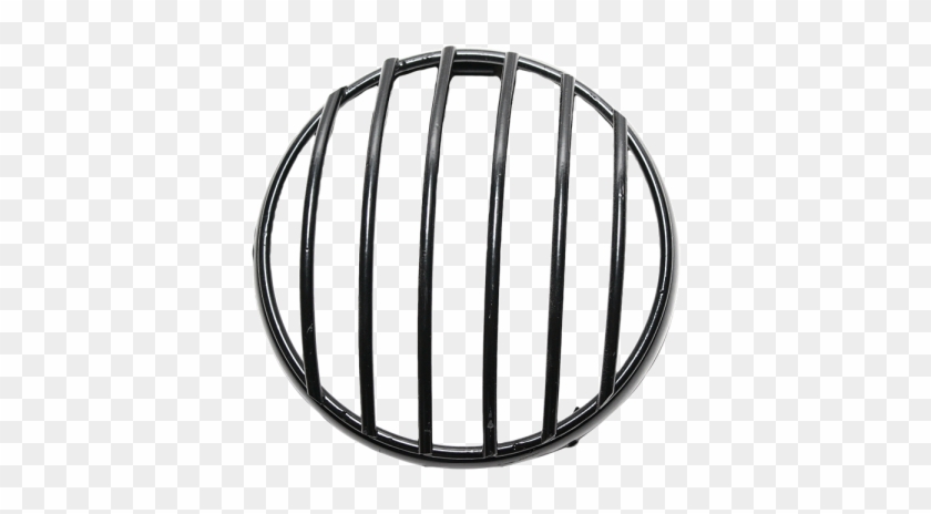 Royal Enfield Classic Matte Black Headlight Grill - Icon Clipart #740434