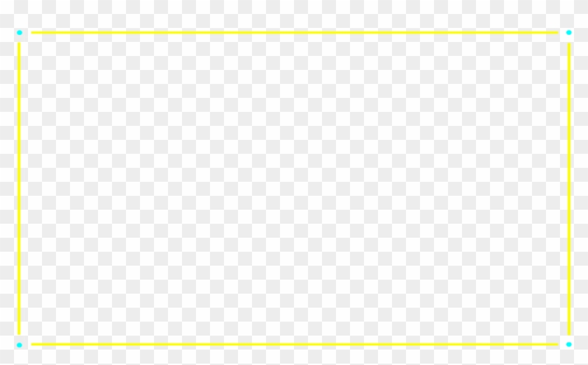 Yellow Border Frame Transparent Background - Yellow Border No Background Clipart