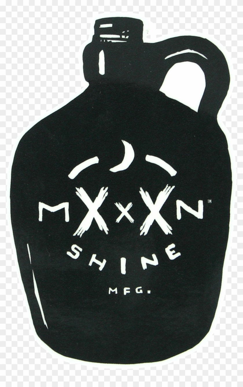 Moonshine Jug Mxxxn Sticker Single - Water Bottle Clipart
