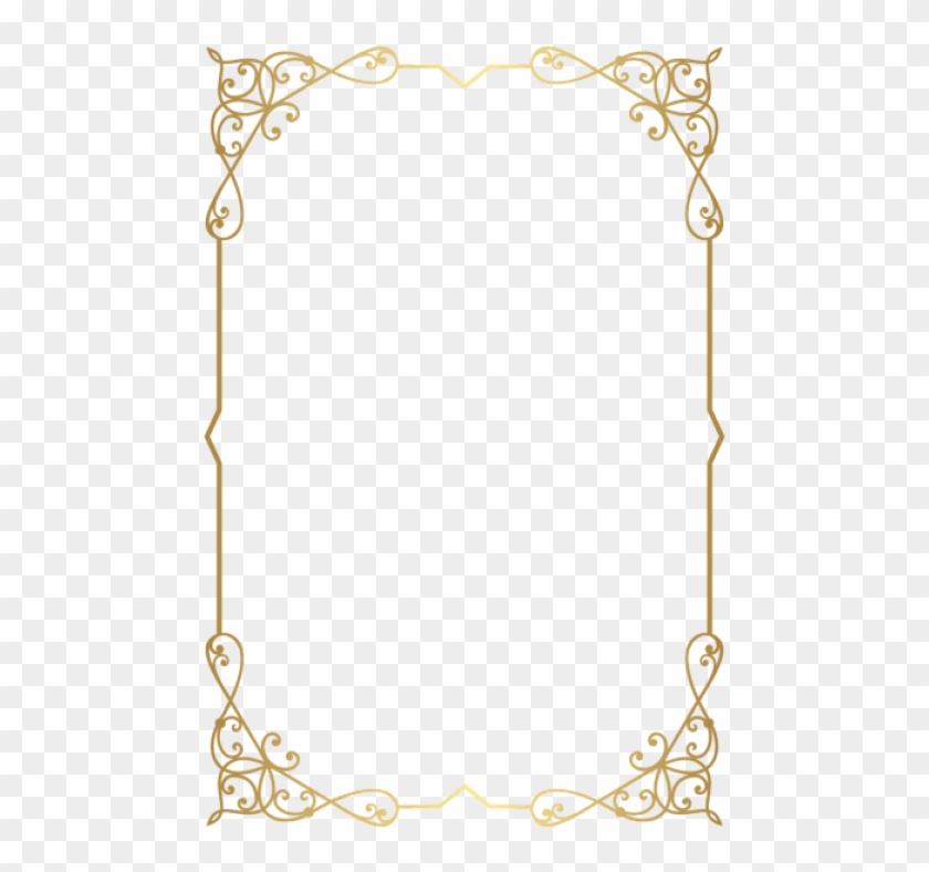 Free Png Download Decorative Frame Border Clipart Png - Golden Borders Transparent Png