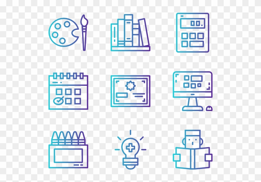Education - Server Management Icons Clipart