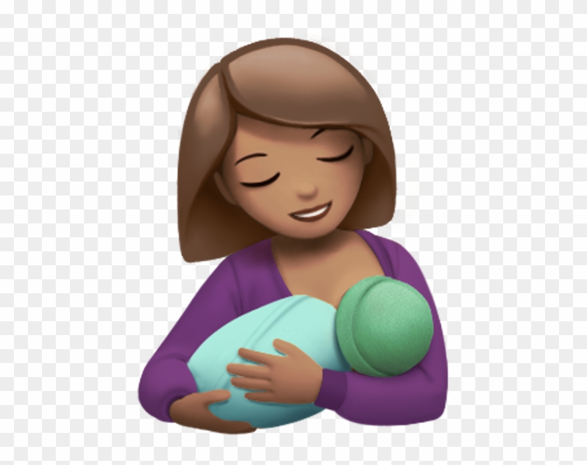 Emoji Update 2017 - Breastfeeding Emoji Clipart #741266