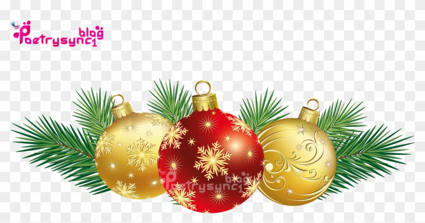 Christmas Balls With Best Top Greeting Quotes By Poetysync1 - Christmas Tree Balls Png Clipart