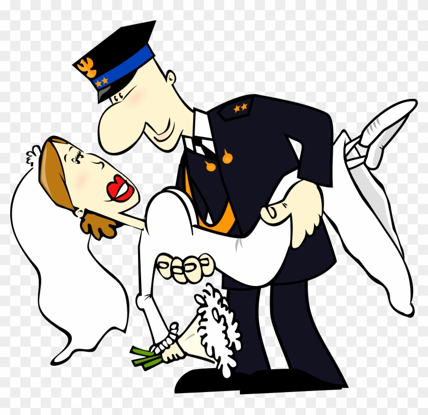 Free Fireman Wedding Clip Art - Funny Wedding Png Transparent Png