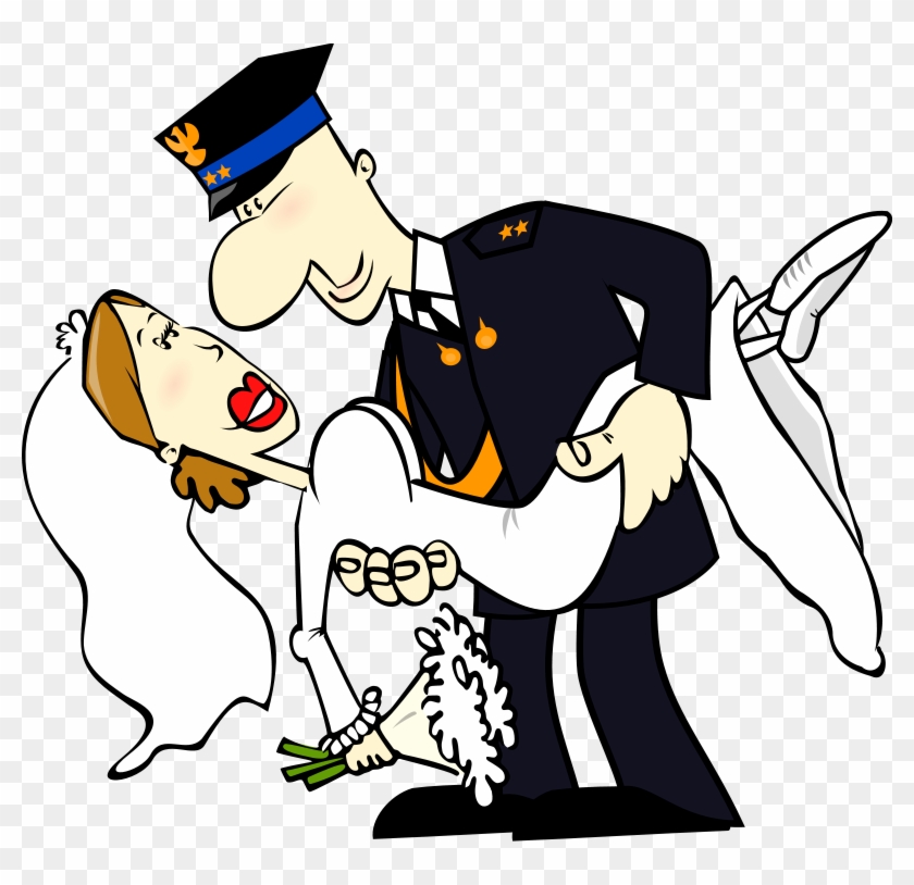 Free Fireman Wedding Clip Art - Funny Wedding Png Transparent Png #741981