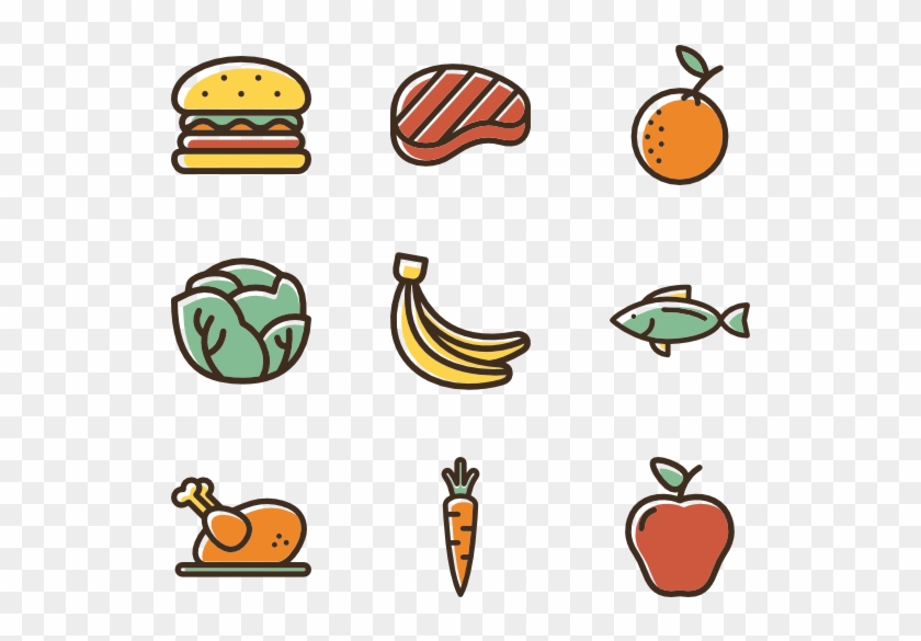 1,153 Free Vector Icons - Healthy Food Icon Vector Clipart