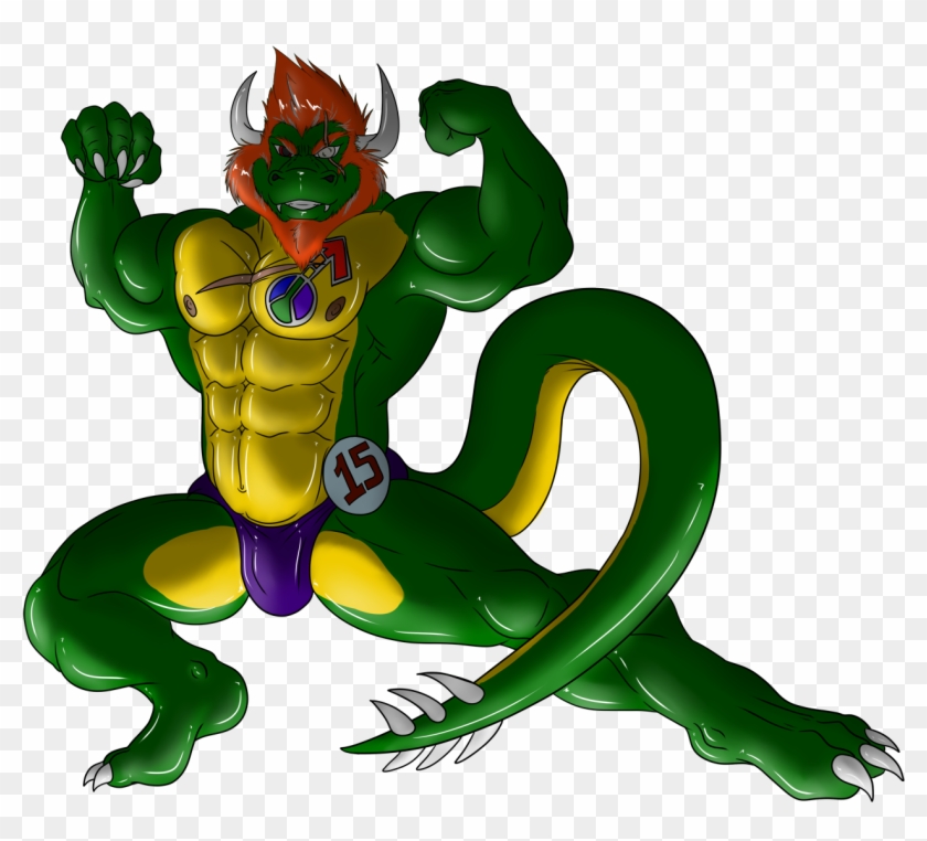 Flexing The Guns - Illustration Clipart