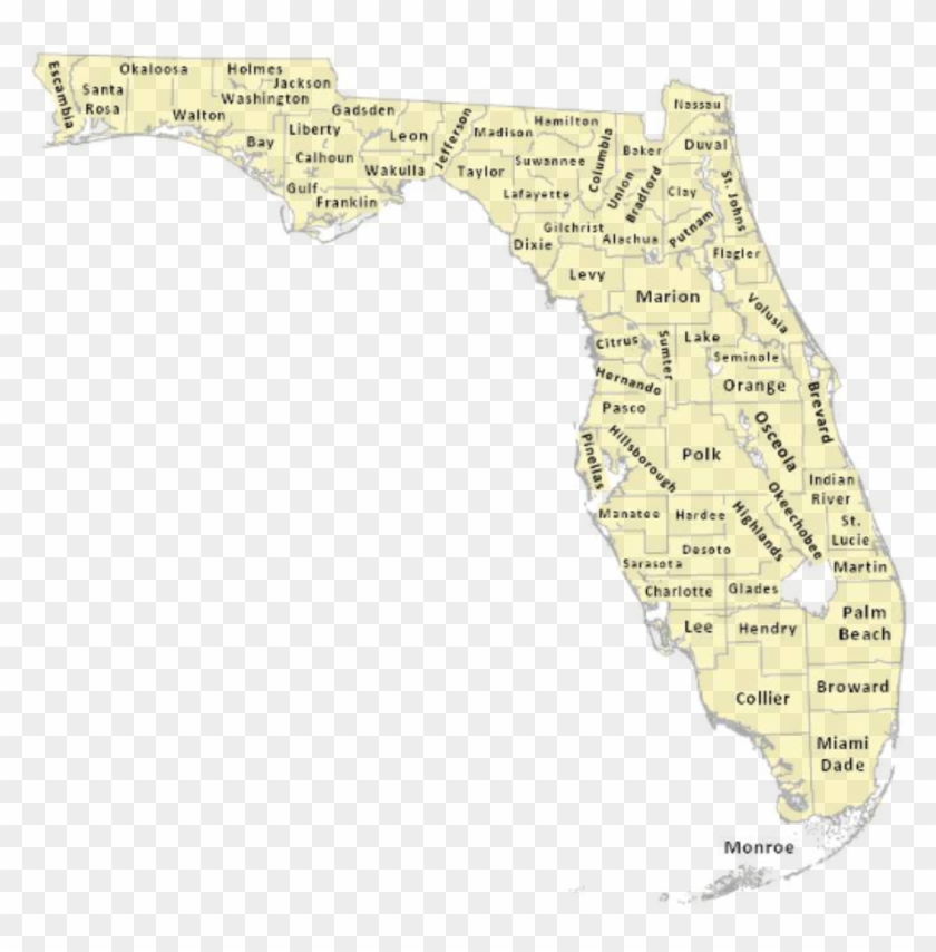 Florida Public Boat Ramp Finder - French Map Of Florida Clipart #743508