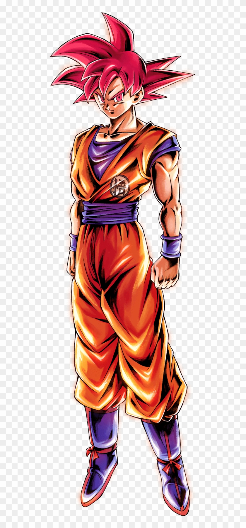 Dragon Ball Legends Super Saiyan God Goku Clipart 743731 Pikpng