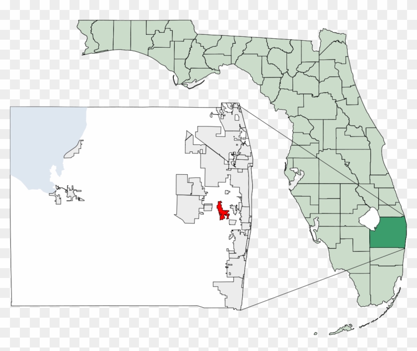 Ridge Harbor Florida On Map Clipart #744098