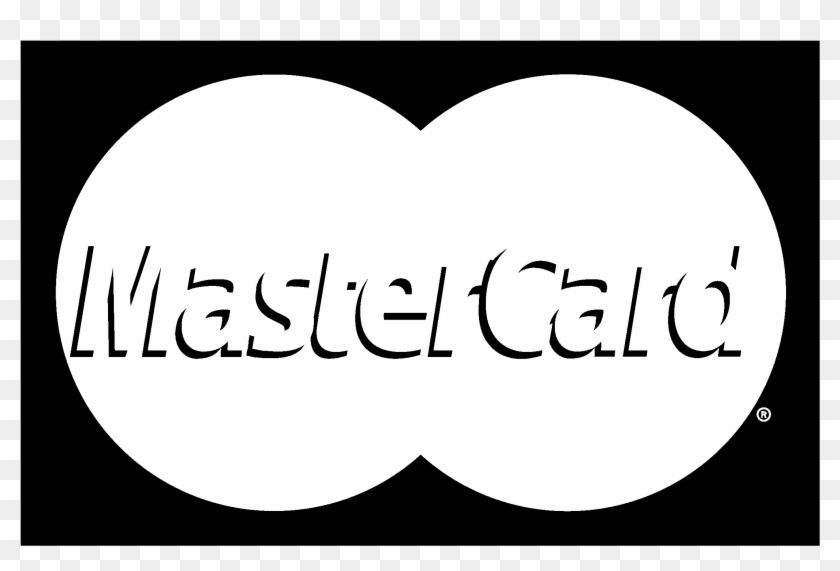 Mastercard Logo Black And White - Maestro Logo White Png Clipart #744304