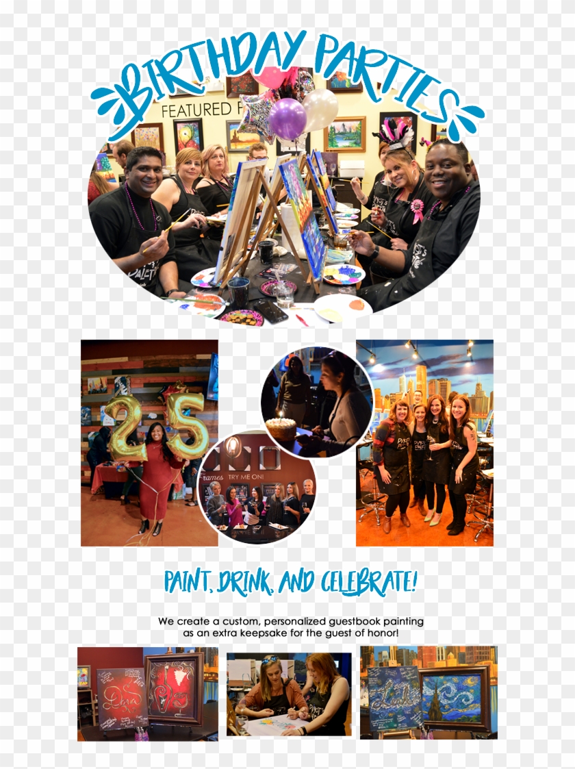 A Birthday Party Your Friends Won't Forget - Flyer Clipart