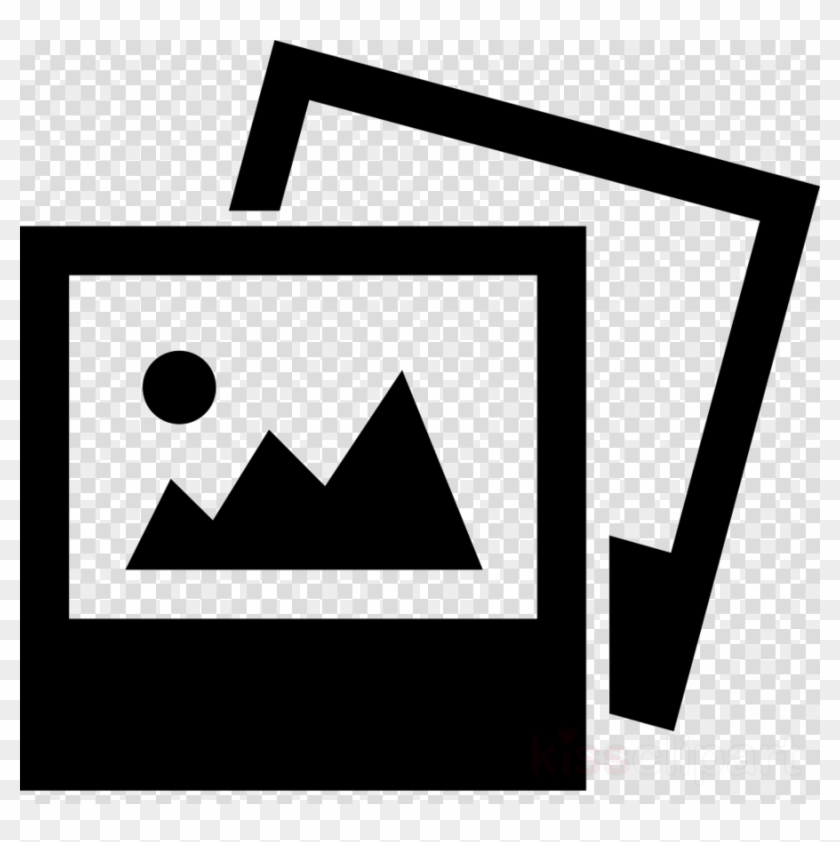 Polaroid Vector Png Clipart Clip Art - Black Polaroid Icon Png Transparent Png #745640