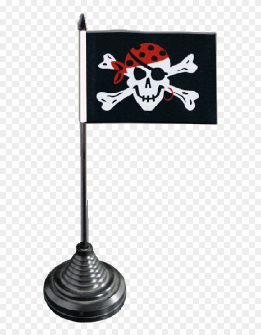 Pirate One Eyed Jack Table Flag - Pirate Clipart #745795