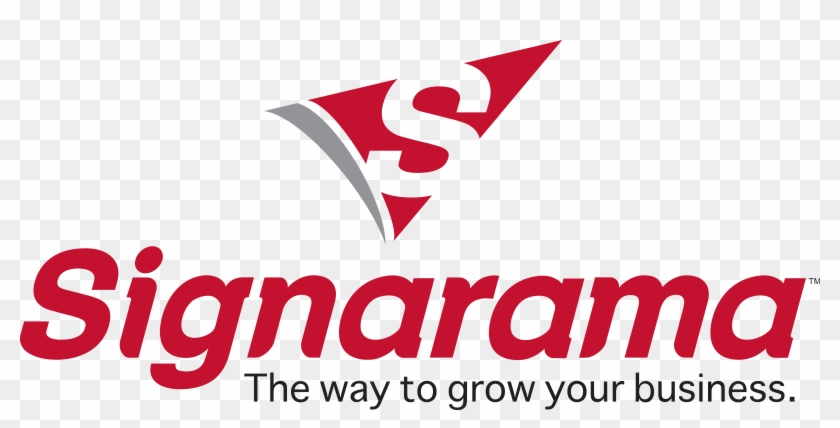 Signarama Icon Centered Logo Tag Cmyk Logo Png Transparent - Signarama Clipart #745796