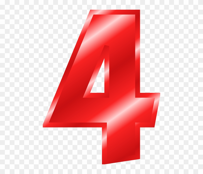 Number 4 Png - Transparent Number 4 Png Clipart