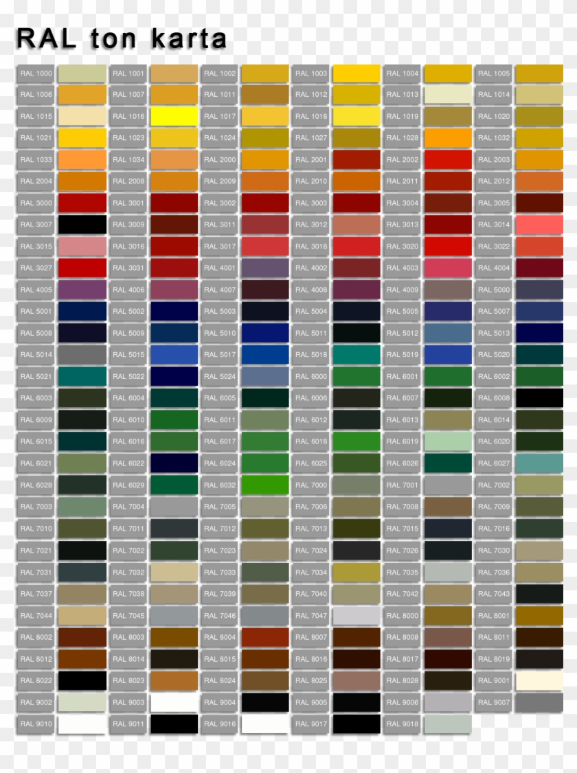Hempel Paint Ral Color Chart Pdf - Hempel Paint Ral Color Chart Clipart #746080