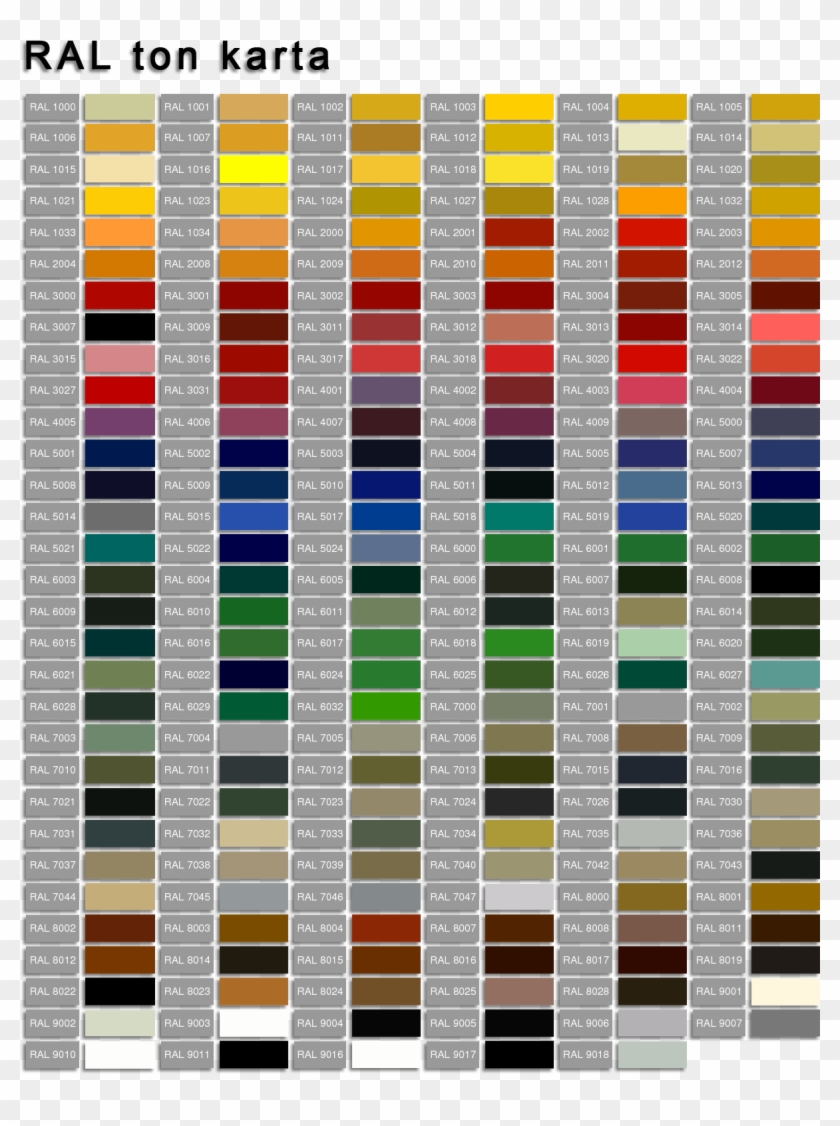 Hempel Paint Ral Color Chart Pdf - Hempel Paint Ral Color Chart Clipart