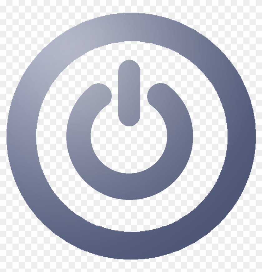Pc Power Button Logo Clipart #746236