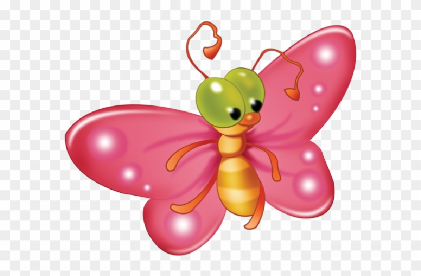 Pin Baby Butterfly Clipart - Transparent Background Cartoon Butterfly Transparent - Png Download