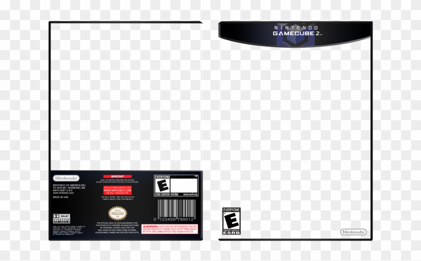 Download Png - Gamecube Game Cover Template Clipart