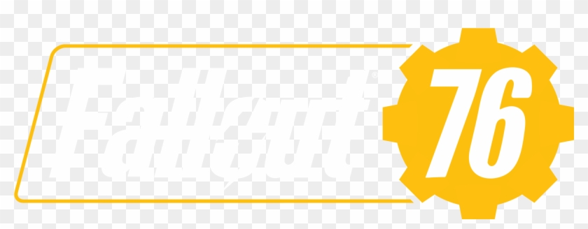 Fallout 76 Transparent With White Text - Fallout 76 Game Logo Clipart