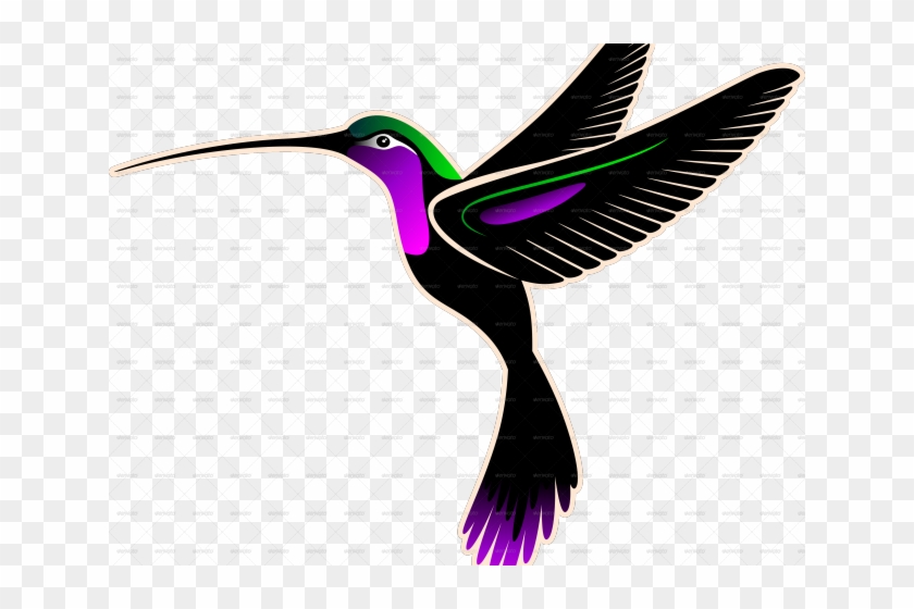 Drawn Hummingbird Png Transparent - Hummingbird Logo Png Clipart #746615