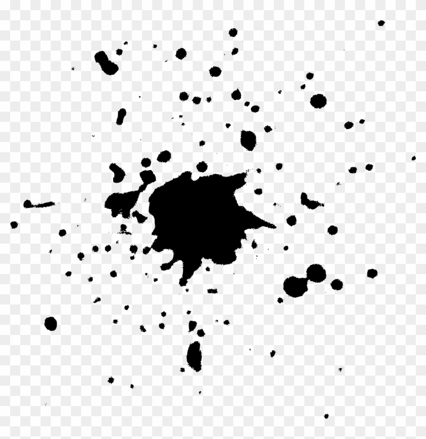 19 Black Paint Splatters Png Transparent Vol - Colorful Paint Splatters Png Clipart