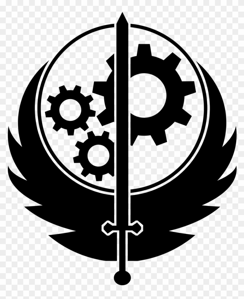 Fallout 4 Brotherhood Of Steel Logo , Png Download - Fallout 4 Brotherhood Of Steel Logo Clipart