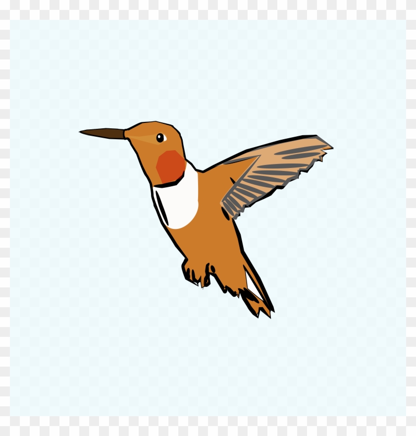 Big Image - Ruby-throated Hummingbird Clipart
