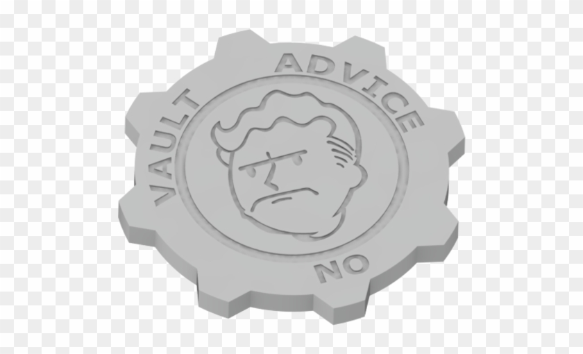 Fallout Coin 3d Print - Fallout Coin Clipart