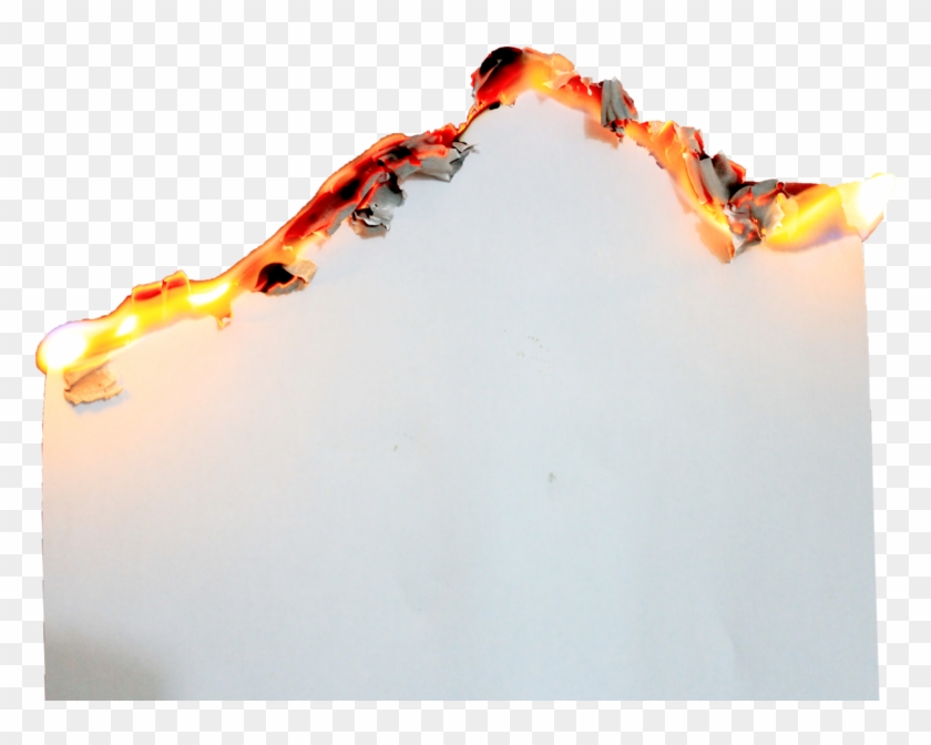 Paper, Burnt Paper, Fire, Textures, - Burning Paper Edge Png Clipart