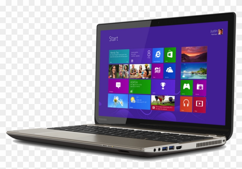Laptop Icon Png Transparent - Toshiba Satellite C55d Clipart
