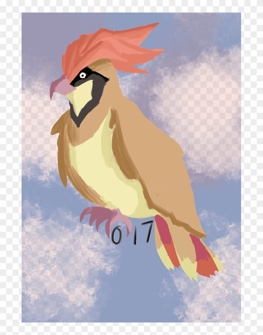 #pokemon #pidgeotto Cloudy With A Chance Of Birb Pic - Cedar Waxwing Clipart