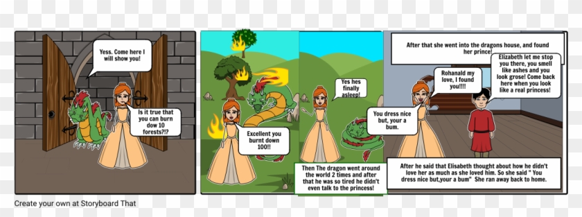 Part 2 Of The Paper Bag Princess - Cartoon Clipart #748235