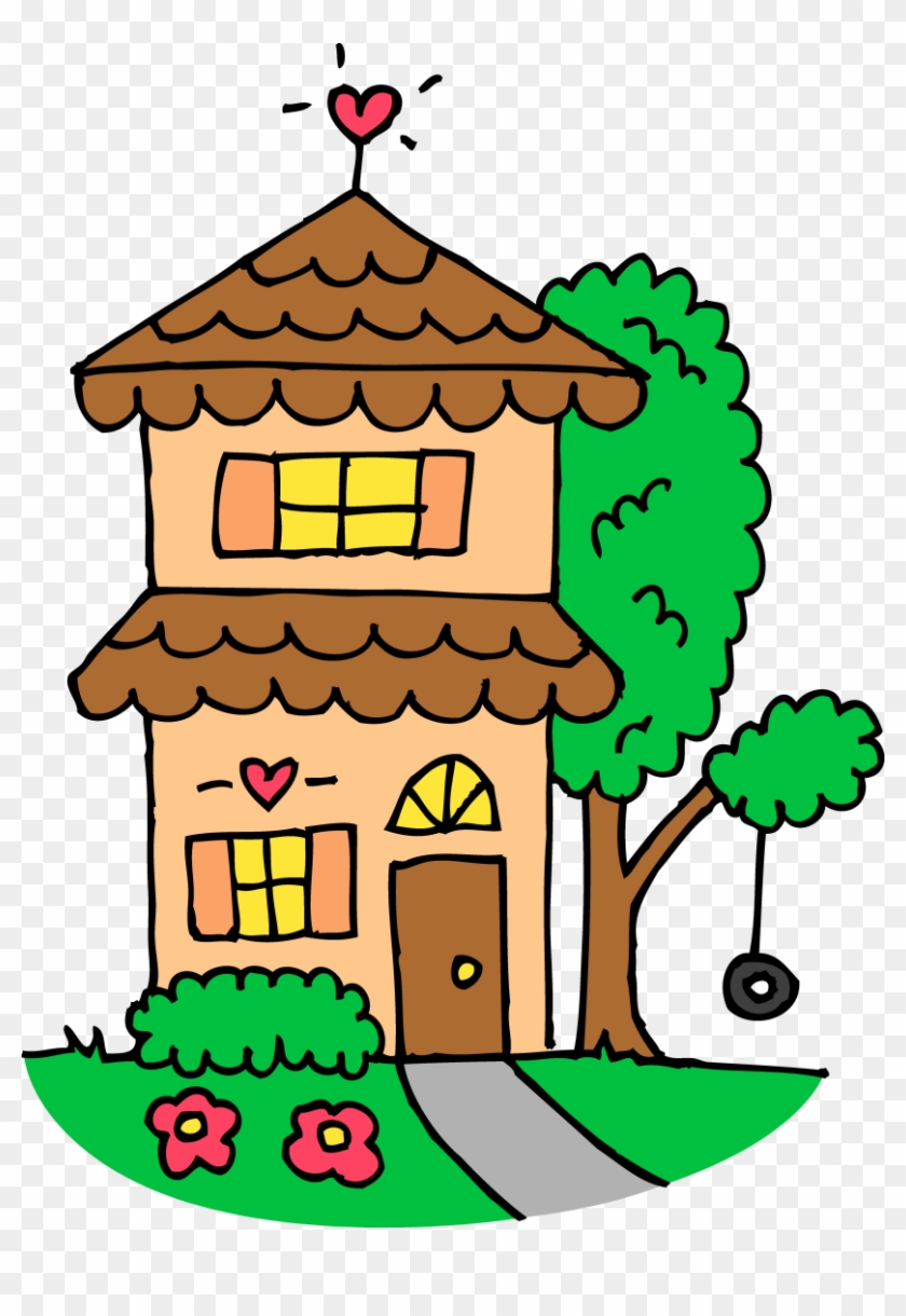 Cute House Clipart - House Clipart - Png Download