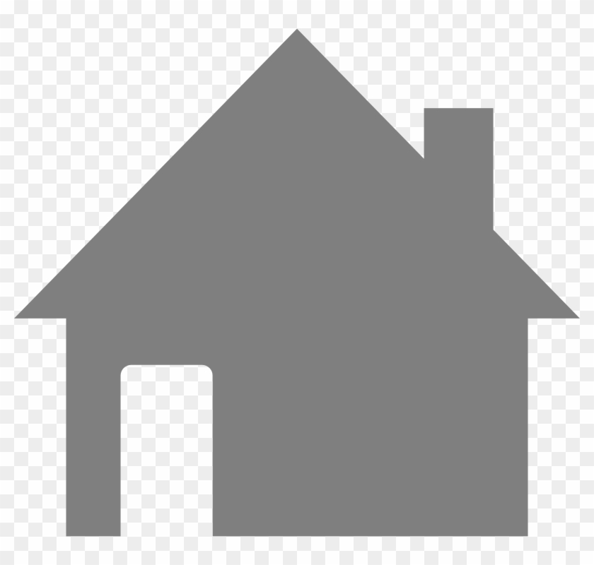 Medium Image - House Clipart Grey - Png Download