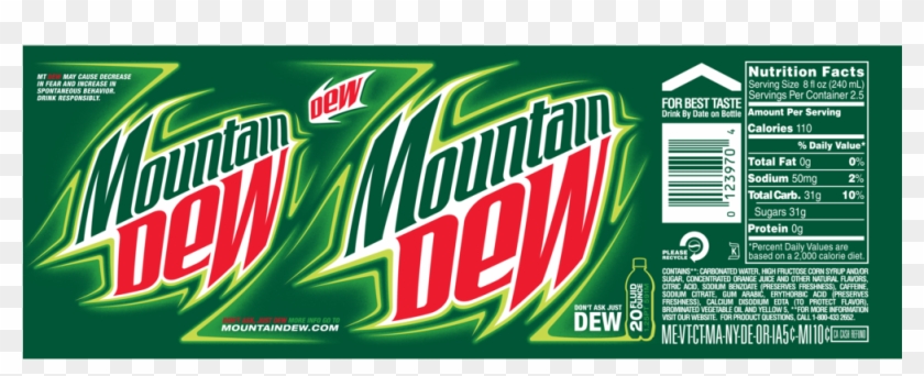 Image Result For Mountain Dew Packaging - Mountain Dew Packaging Clipart #748295