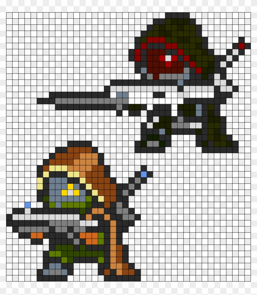 Destiny Hunters Perler Bead Pattern / Bead Sprite - Perler Bead Destiny Clipart #748345