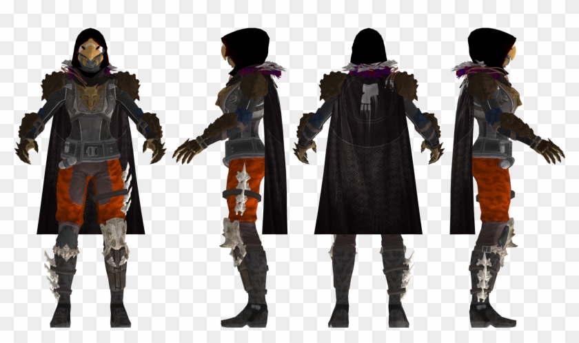 Hunter Class Wearing A Full Set Of Exotic Gear - Cosplay Clipart