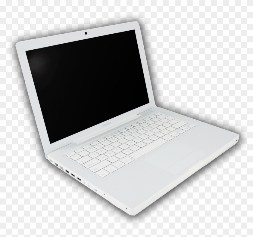 Macbook Png Icon - White Apple Laptop Clipart