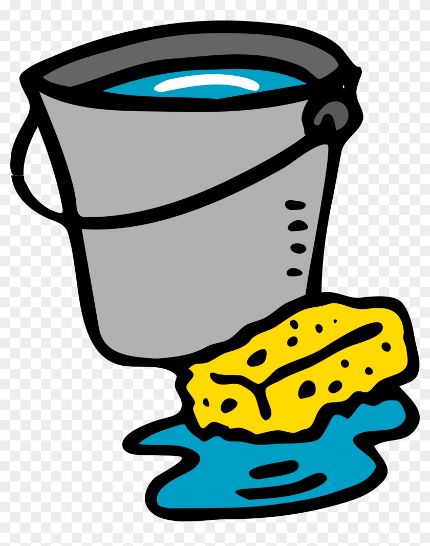Architetto Secchio E Spugna Jpg Freeuse - Cleaning Clip Art - Png Download