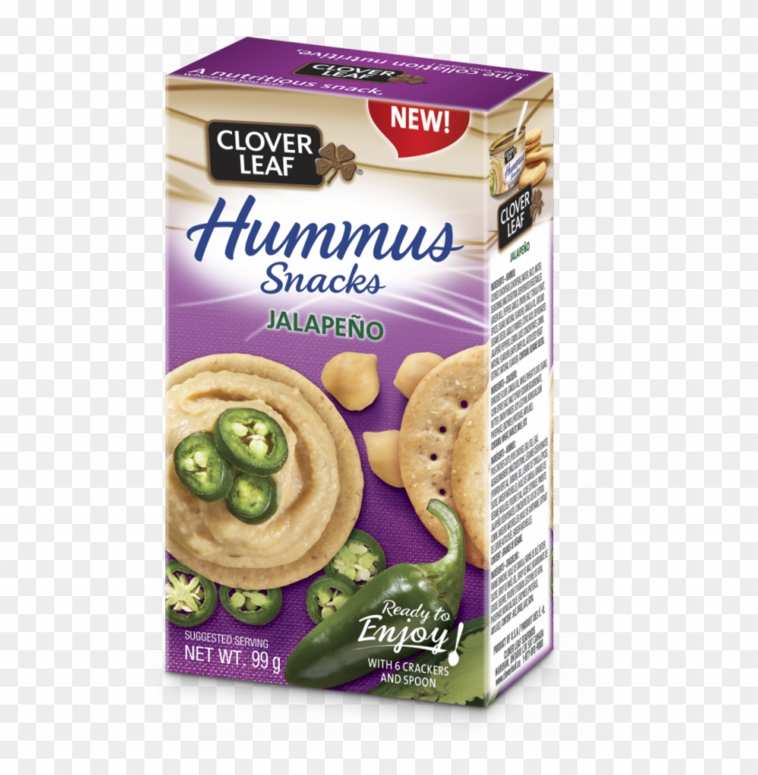 Clover Leaf's Hummus Snacks Jalapeño - Clover Leaf Hummus Jalapenos Clipart #749197